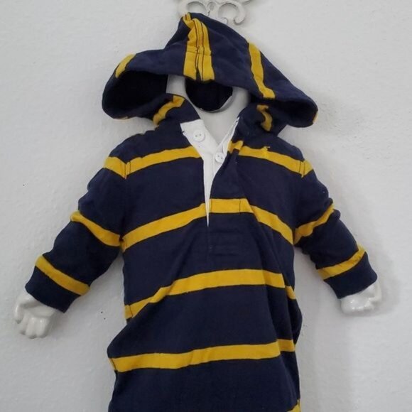 3 Months Ralph Lauren Jumper Jumpsuit Coveralls Hooded Hoodie INFANT BABY - Picture 3 of 12